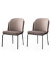 Set 2 scaune Dore - 180 V2, Auriu - Maro deschis, 62x52x75 cm, SKU 974NMB1872, imagine 1