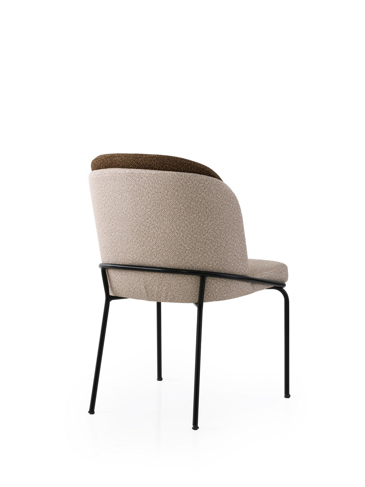 Set 2 scaune Dore - 193 V2, Auriu - Crem - Maro, 62x52x75 cm