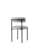 Set 2 scaune Gını - 4001 V2, Negru - Gri, 49x51x76 cm