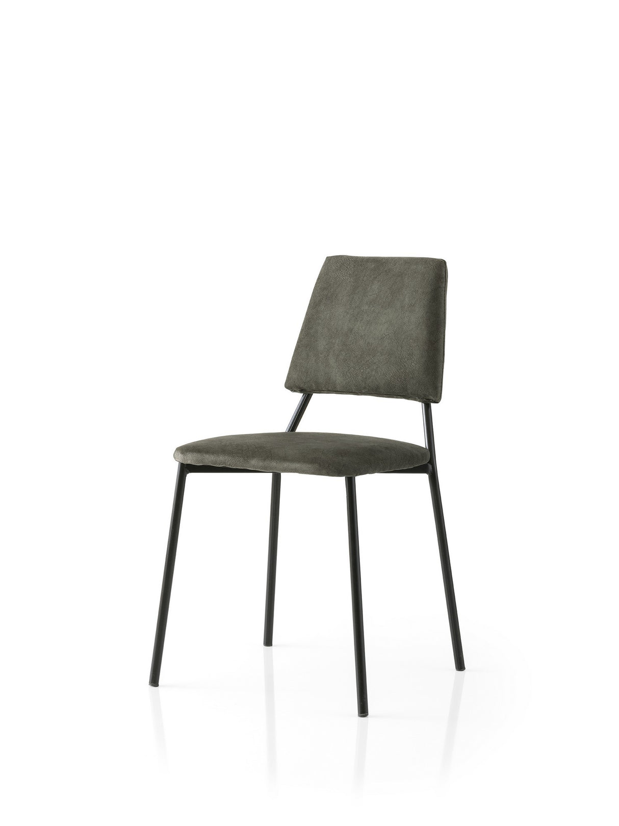 Set 2 scaune Lıma - 4553 V2, Negru - Antracit, 43x54x78 cm