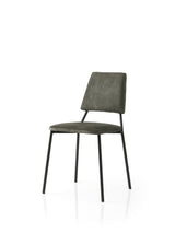 Set 2 scaune Lıma - 4553 V2, Negru - Antracit, 43x54x78 cm