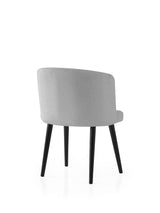 Set 2 scaune Soft - 4101 V2, Negru - Gri, 57x57x81 cm