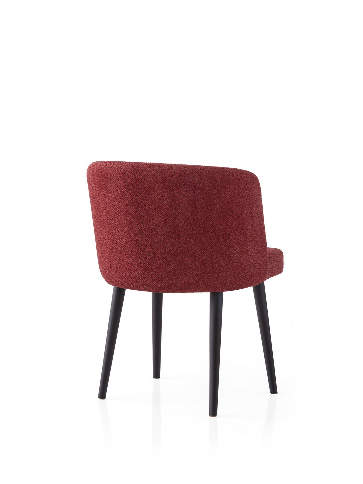 Set 2 scaune Soft - 4109 V2, Negru - Roșu, 57x57x81 cm