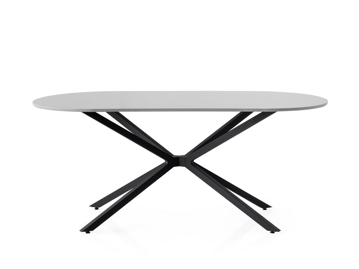 Masă dining Aura - 3013, Gri deschis, 180x90x79 cm