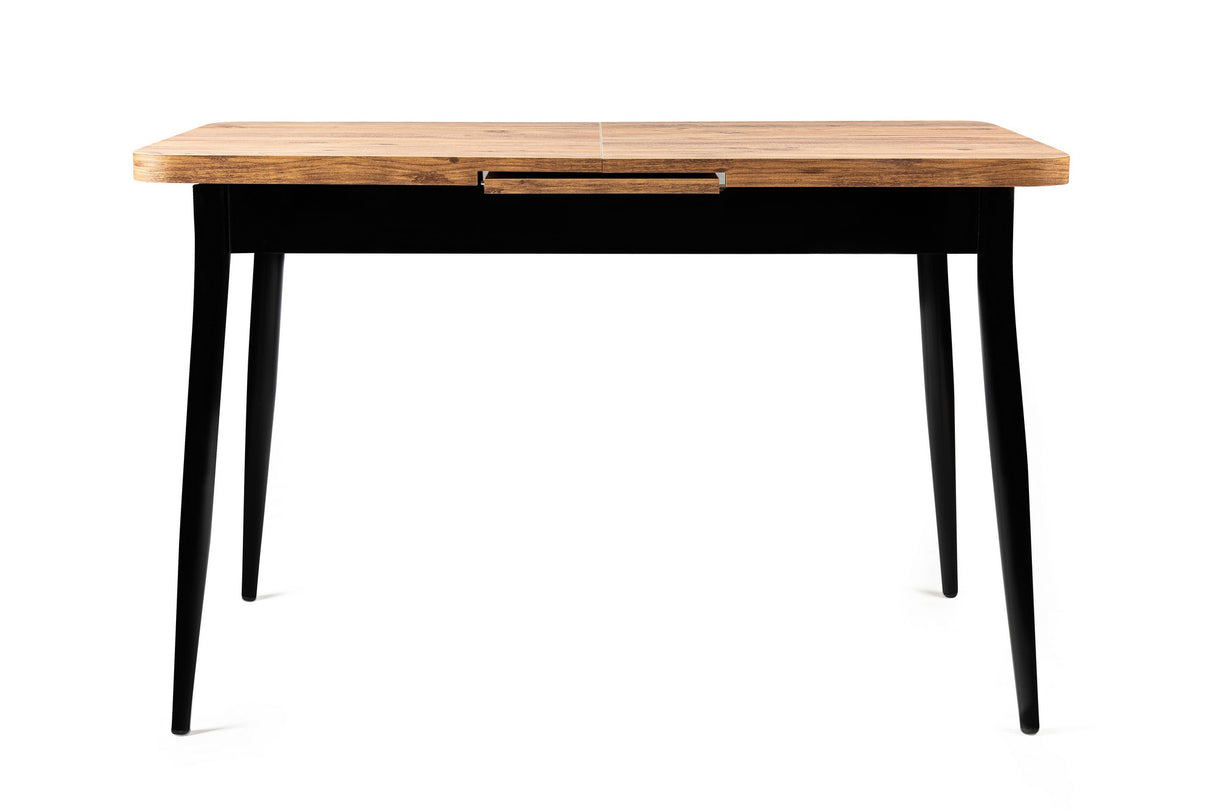 Masă dining extensibilă Ay - 1184, Pin atlantic, 120x70x75 cm