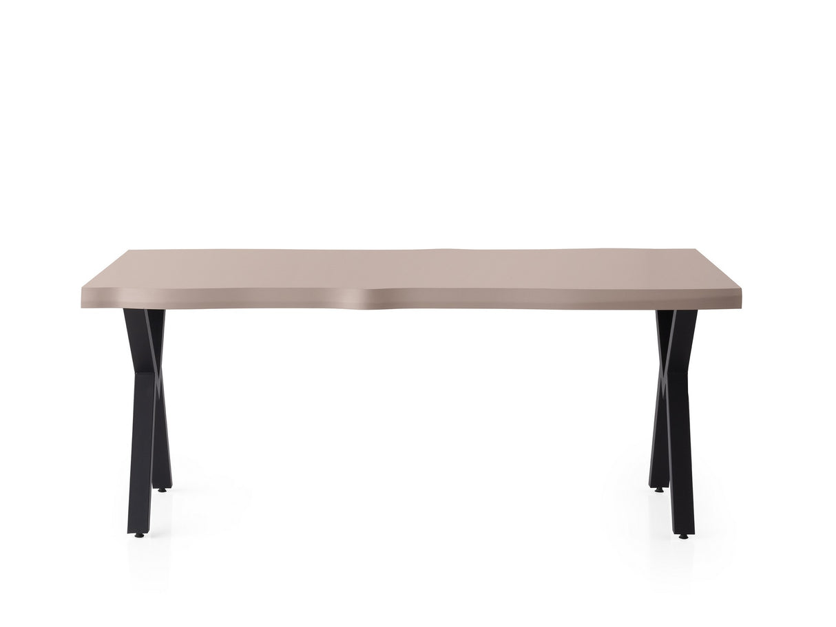 Masă dining Gala - 3021, Moca deschis, 180x80x79 cm