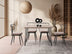 Masă dining Lagos - 1420, Moca deschis, 120x70x75 cm, SKU 974NMB2211, imagine 1