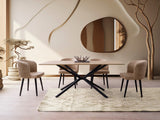 Masă dining Nox - 3001, Stejar, 180x90x79 cm
