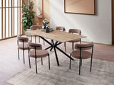 Masă dining Nox - 3001, Stejar, 180x90x79 cm