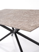 Masă dining Nox - 3003, Grey stone, 180x90x79 cm