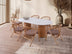 Masă dining Lıne - 933, Alb - Nuc, 200x100x77 cm, SKU 974NMB2226, imagine 4