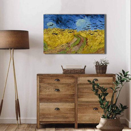 Tablou Canvas Corb, Multicolor, 70 x 45 cm