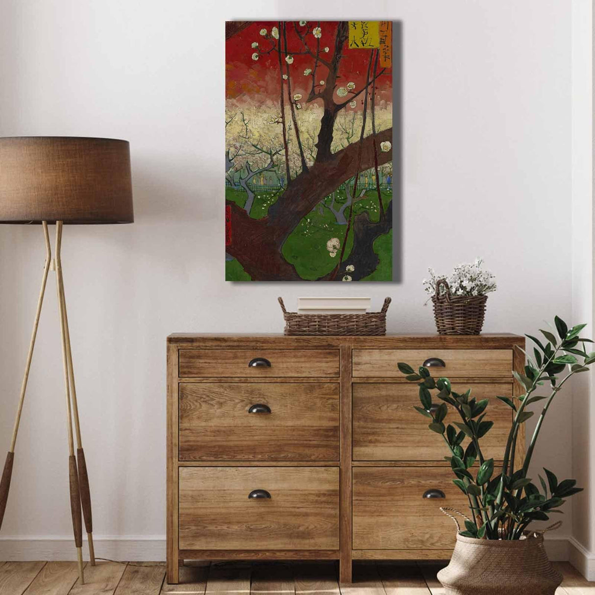 Tablou Canvas Japanese Garden, Multicolor, 70 x 45 cm