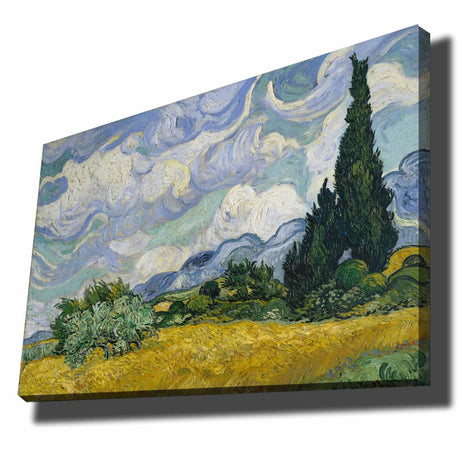 Tablou Canvas Copaci, Multicolor, 100 x 70 cm