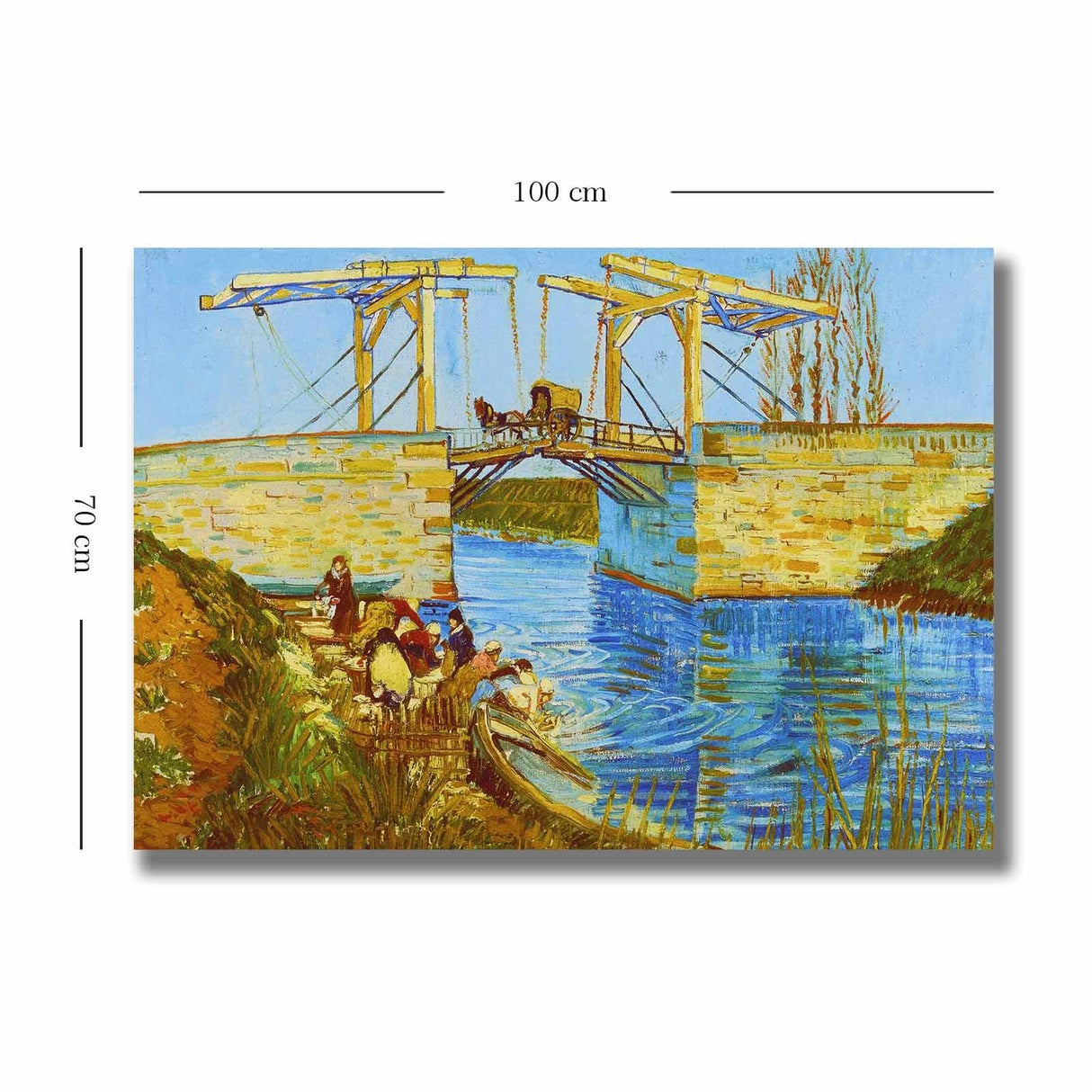 Tablou Canvas Pod Vechi Retractabil , Multicolor, 100 x 70 cm