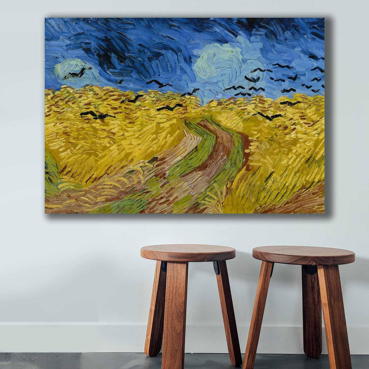 Tablou Canvas Corbi, Multicolor, 100 x 70 cm
