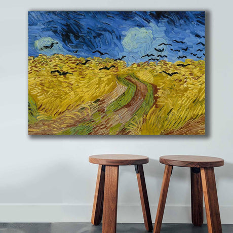 Tablou Canvas Corbi, Multicolor, 100 x 70 cm