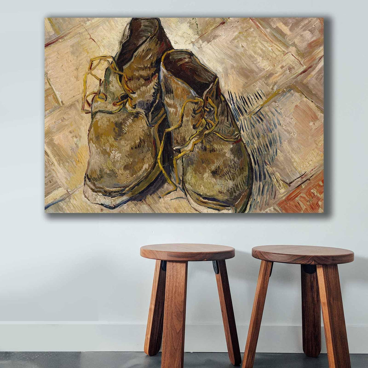 Tablou Canvas Boots, Maro, 100 x 70 cm, SKU 978VNC1205