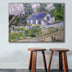 Tablou Canvas Casa, Albastru - Verde, 100 x 70 cm, SKU 978VNC1213