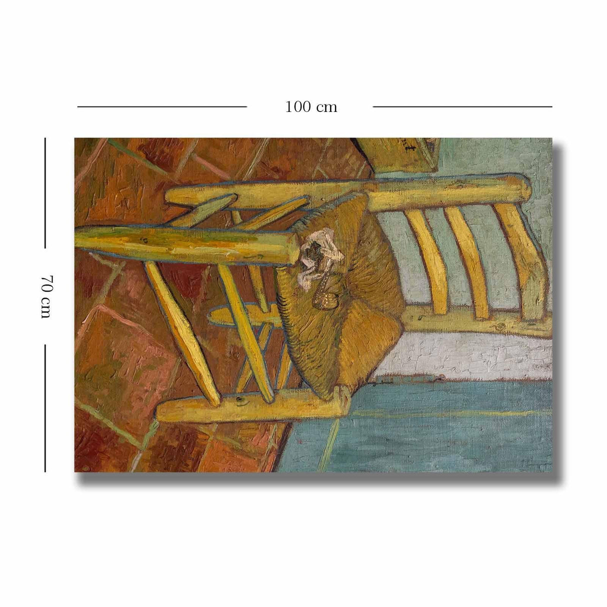 Tablou Canvas Scaun, Multicolor, 100 x 70 cm