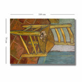 Tablou Canvas Scaun, Multicolor, 100 x 70 cm
