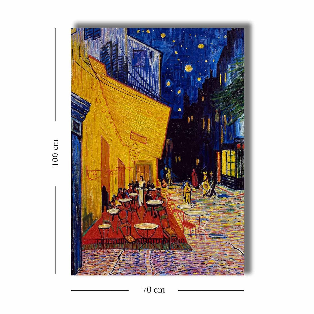 Tablou Canvas Centrul Vechi Sibiu, Multicolor, 100 x 70 cm