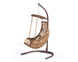 Balansoar de grădină Alacati Orgu, Diverse culori, 120x106x214 cm - Maro | SKU: 991DVN1201 | Balansoar de grădină Alacati Orgu, 120x106x214 cm, varianta Maro, produs pentru amenajarea locuinței, disponibil online în România la CasaMob