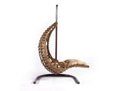 Balansoar de grădină Bodrum, Diverse culori, 120x106x214 cm - Maro | SKU: 991DVN1202 | Balansoar de grădină Bodrum, 120x106x214 cm, varianta Maro, produs pentru amenajarea locuinței, disponibil online în România la CasaMob