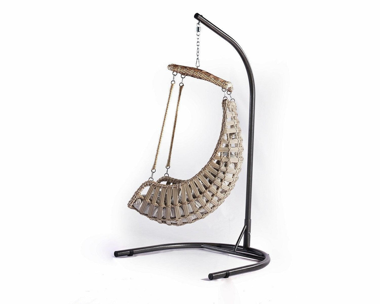 Balansoar de grădină Alacati Orgu, Diverse culori, 120x106x214 cm - Crem | SKU: 991DVN1205 | Balansoar de grădină Alacati Orgu, 120x106x214 cm, varianta Crem, produs pentru amenajarea locuinței, disponibil online în România la CasaMob