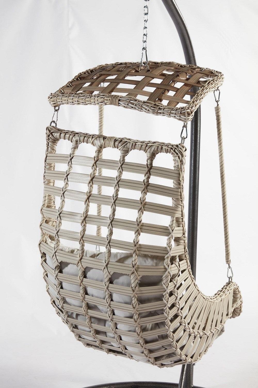 Balansoar de grădină Alacati Orgu, Diverse culori, 120x106x214 cm - Crem | SKU: 991DVN1205 | Balansoar de grădină Alacati Orgu, 120x106x214 cm, varianta Crem, produs pentru amenajarea locuinței, disponibil online în România la CasaMob