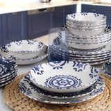 Serviciu de masă 24 bucăți T PRS 609, Multicolor, 25x25x2 cm