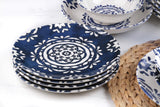 Serviciu de masă 24 bucăți T PRS 609, Multicolor, 25x25x2 cm