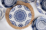 Serviciu de masă 24 bucăți T PRS 609, Multicolor, 25x25x2 cm