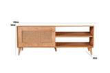 Comodă TV Hazeran 140, Stejar, 138x41x15 cm