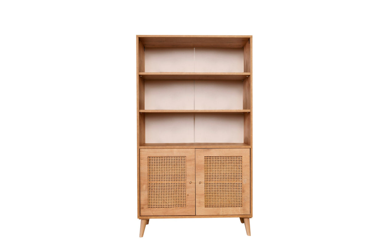 Bibliotecă Hazeran, Stejar, 90x41x157 cm