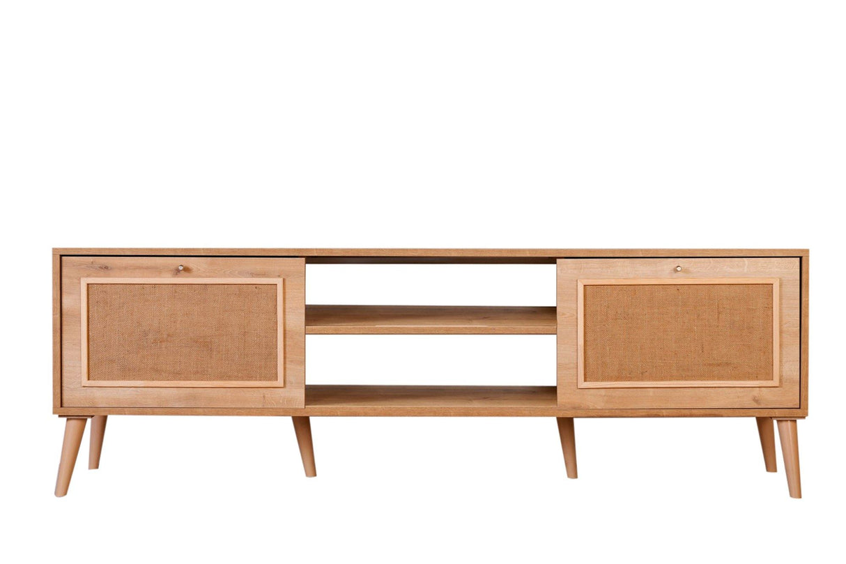 Comodă TV Jüt 180, Stejar, 180x40x15 cm