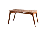 Masă dining Touch - Wooden, Nuc, 160x80x75 cm