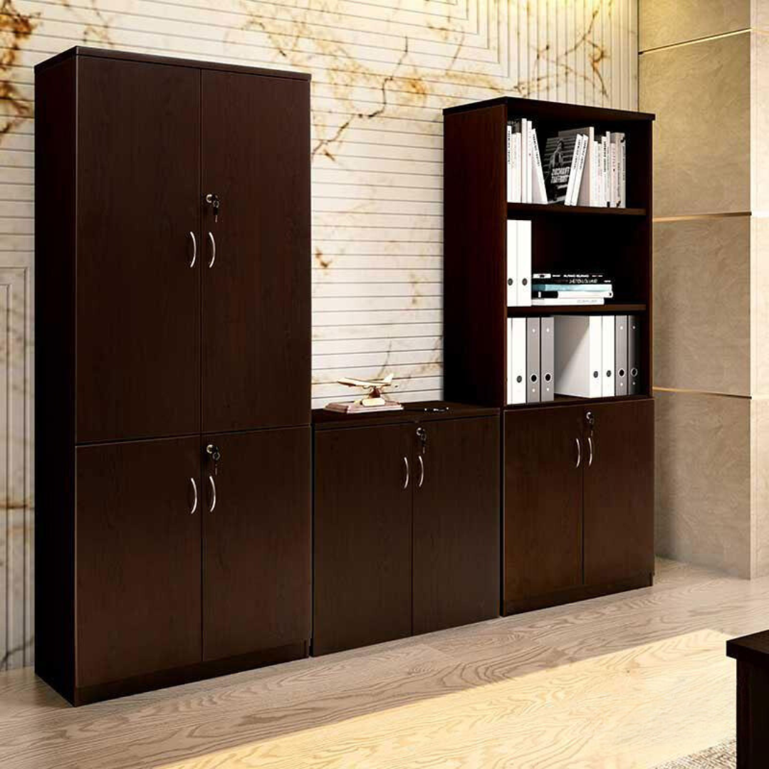 Biblioteca Amazon cu patru usi din lemn 80x40x200cm - Biblioteca Amazon cu patru usi din lemn 80x40x200cm - 069-000044