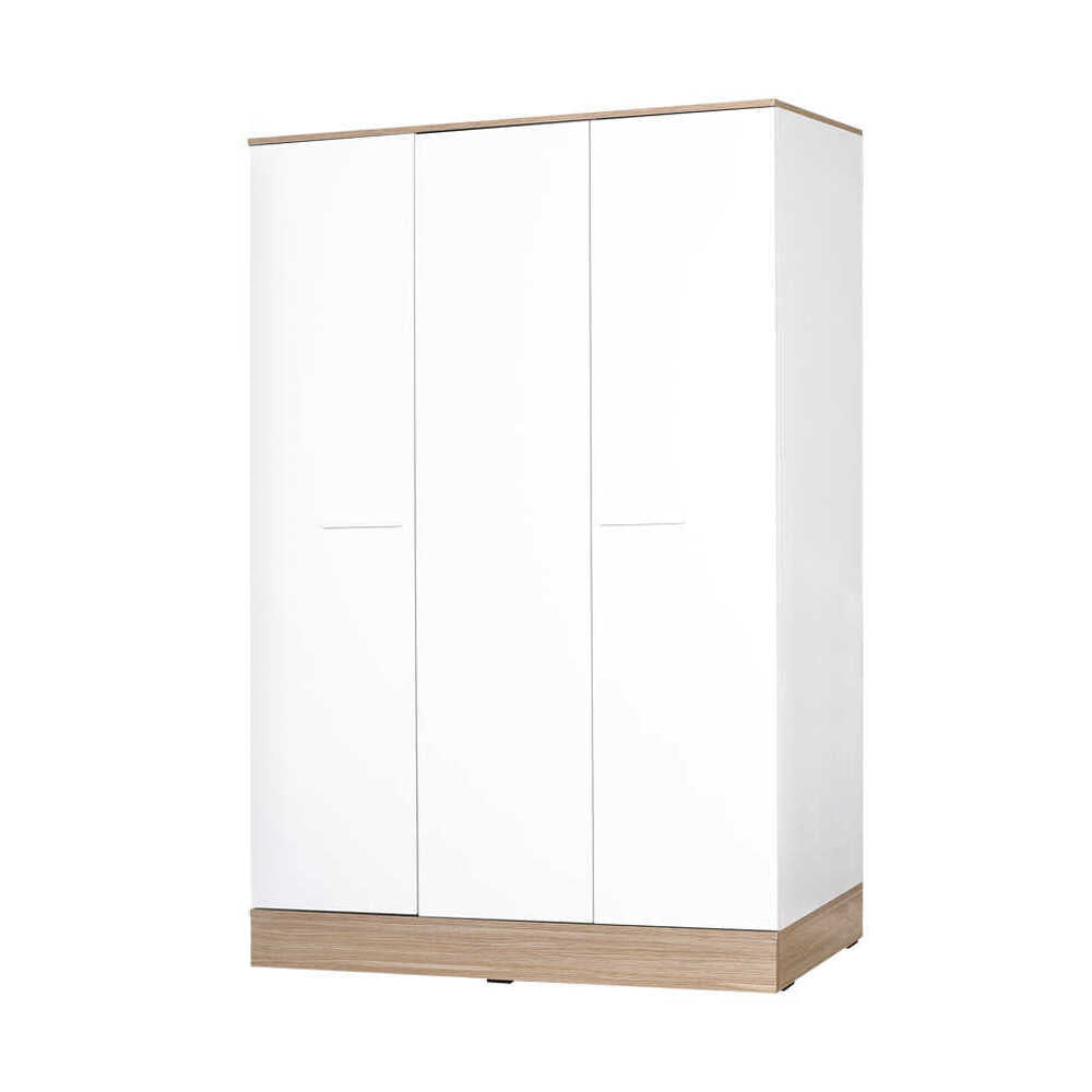 Dulap Haine GRD-830-MB-3 Home Collection® Base, 3 usi, Alb, 120x197x52 cm