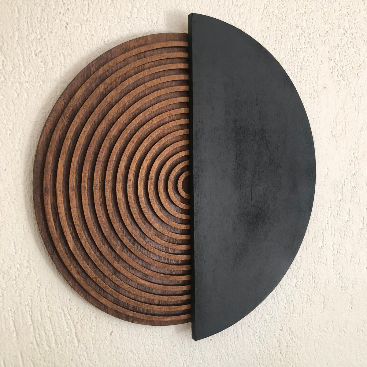 Accesoriu decorativ de perete ART143, Natural, 50x50 cm