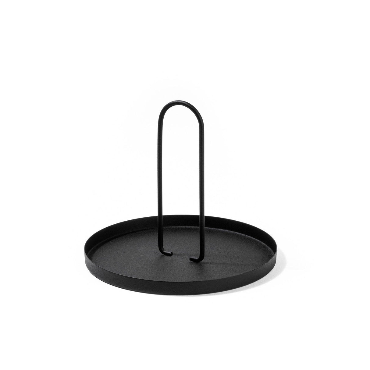 Accesoriu metalic decorativ Simi, Negru, 21x18 cm