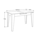 Masă de sufragerie MMS-706-FF-1 Home Collection®, Design Modern, Extensibilă, 120–150 cm, 120x70x75 cm - Alb | SKU: MMS-706-FF-1, MMS-706-OO-1, MMS-706-DD-1