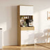Stejar - Alb | SKU: ADR-841-FB-2 | Dulap multifuncțional ADR-841-FB-2 Home Collection® Lungo, 4 uși și 1 sertar, Stejar-Alb, 72x195x45 cm, varianta Stejar - Alb, produs pentru amenajarea locuinței, disponibil online în România la CasaMob