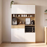 Dulap multifuncțional ADR-861-FB-2 Home Collection® Lungo, 6 uși și 1 sertar, Stejar-Alb, 120x195x45 cm
