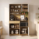 Dulap multifuncțional ADR-861-FB-2 Home Collection® Lungo, 6 uși și 1 sertar, Stejar-Alb, 120x195x45 cm