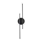 Aplica De Perete Balley, Auriu, 10x10x86 cm - Negru