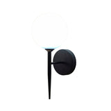 Aplica de perete cu iluminare G9 Kerlibin, metal, Negru-Alb, 13x18x34 cm