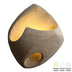 Aplica de perete cu LED Berzea, Metal, Crem, 25x22 cm