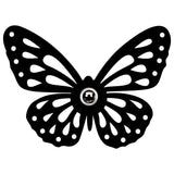 Aplica De Perete Fluturas, Negru, 52x12x38 cm