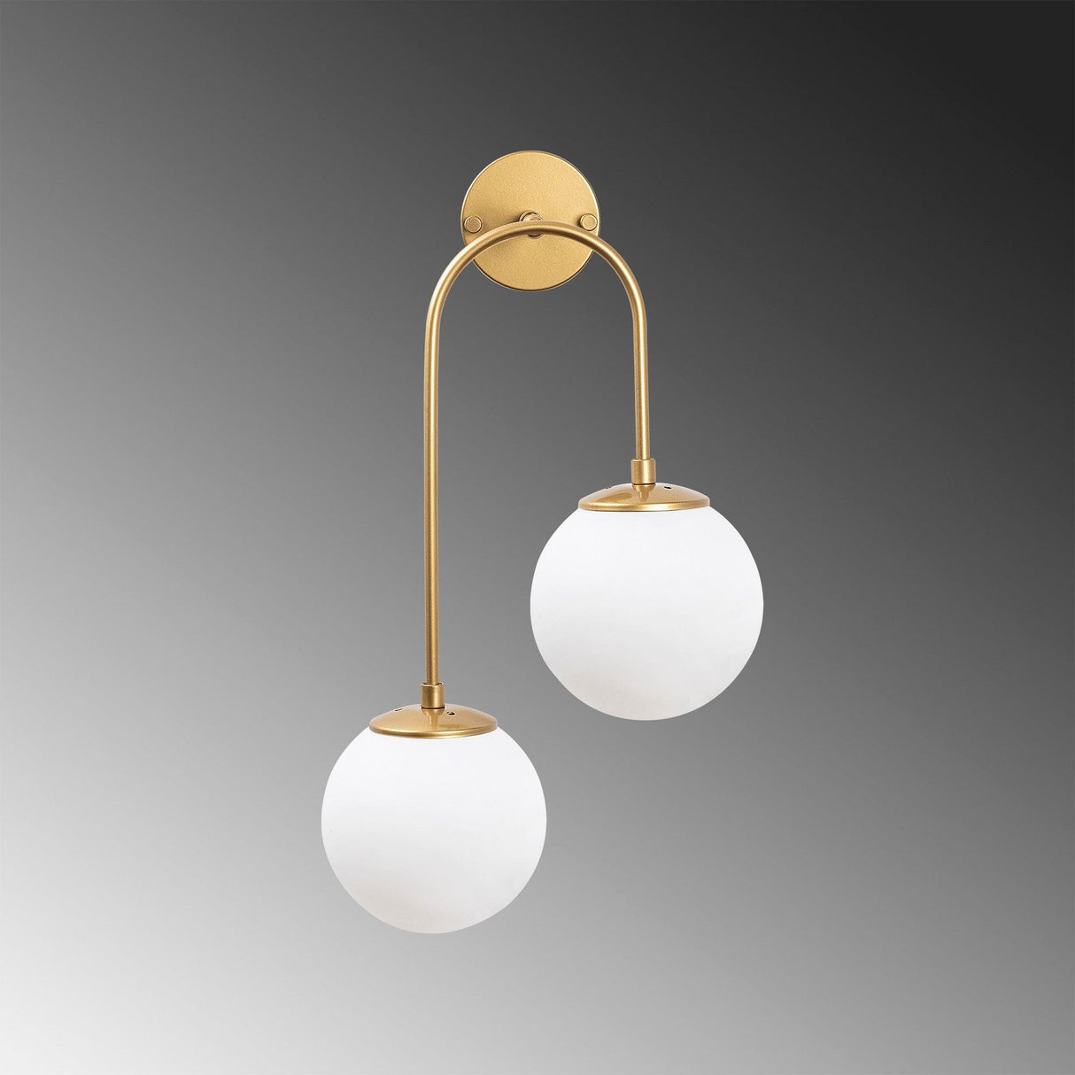 Aplica de perete Jel, Auriu, 15x15x55 cm